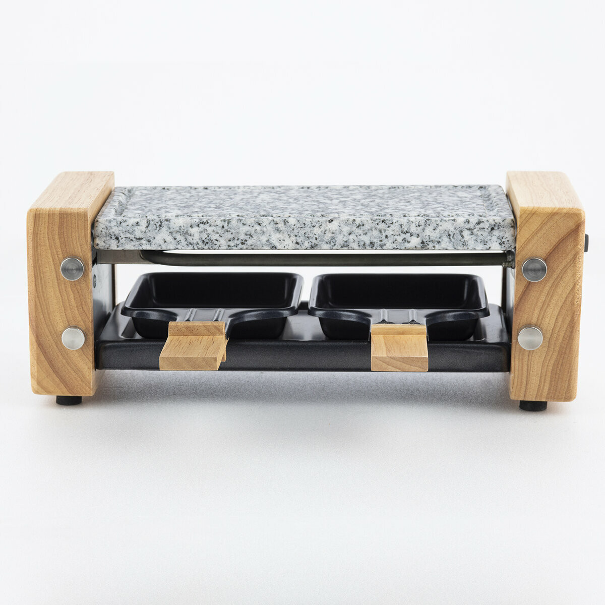 appareil a raclette pierre + gr20 plancha grill et panini - wod2 gris, H.KOENIG
