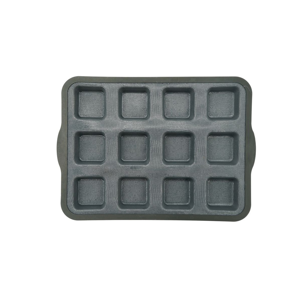 Moule à gâteaux 12 carrés noir, ZENKER