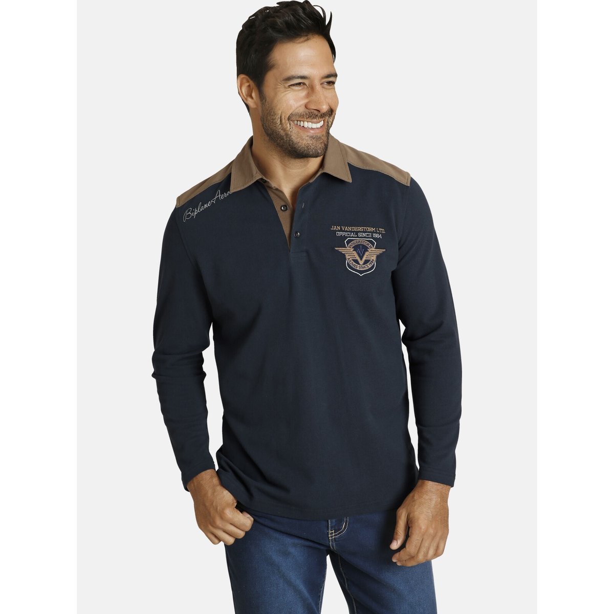 Sweatshirt BALDREK marine, JAN VANDERSTORM