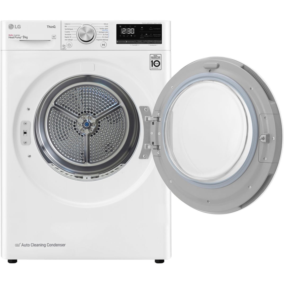 Sèche Linge Pompe À Chaleur Rh9v50wh blanc, LG