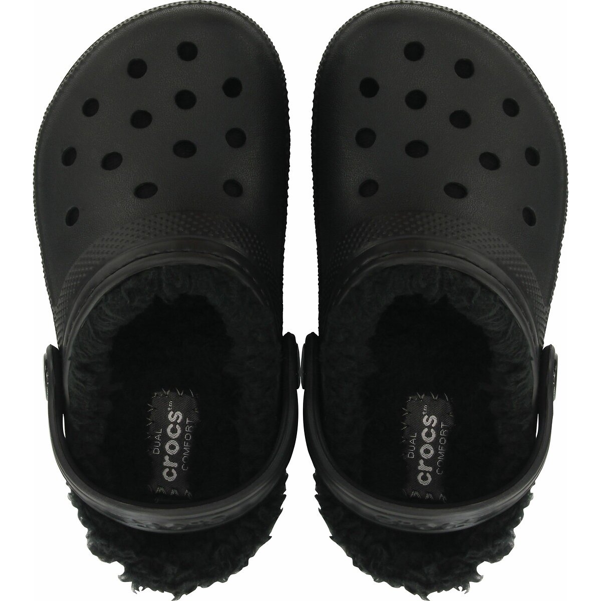 Sabots Classic fourrés T noir, CROCS