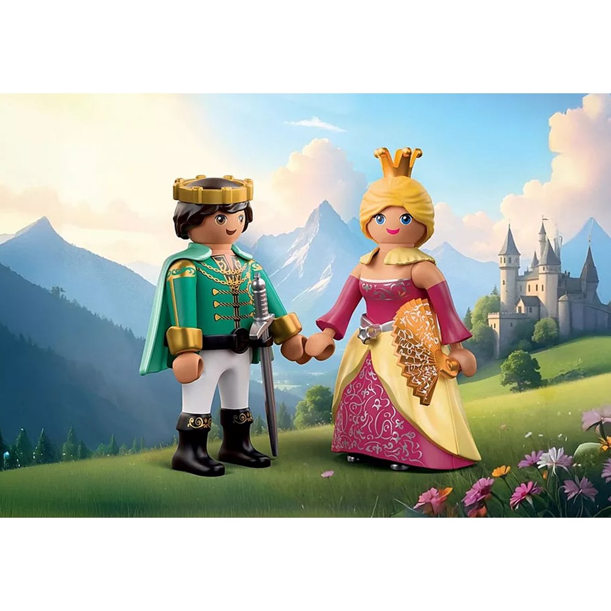 Duo : Prince et princesse & accessoires multicolore, PLAYMOBIL