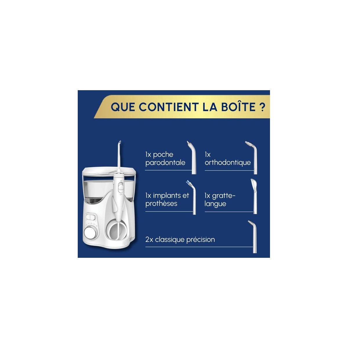 Hydropulseur WF-150 couleur unique, WATERPIK