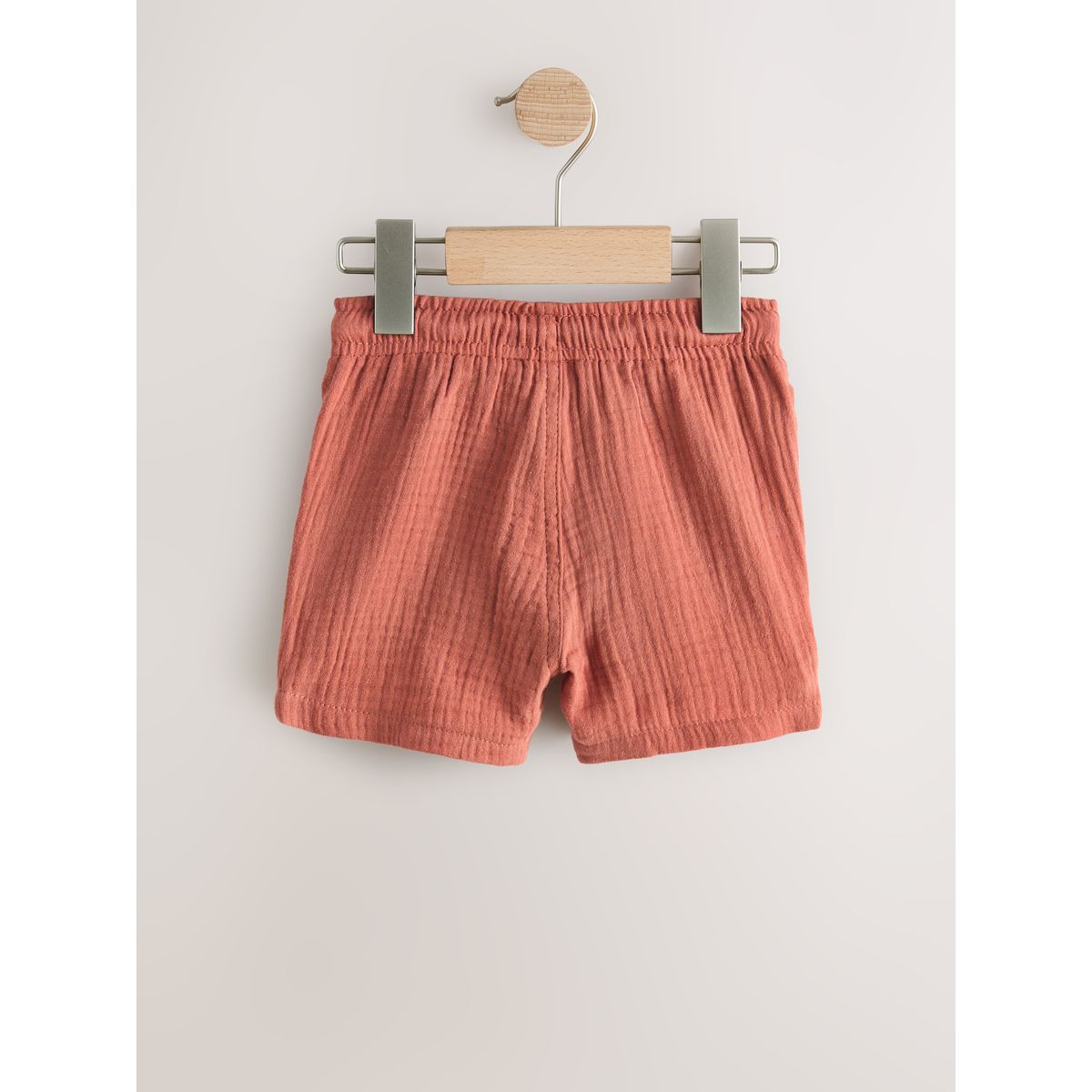 Short texturé doux à enfiler, lot de 5 neutre/marron/rouge/bleu/vert sauge, NEXT