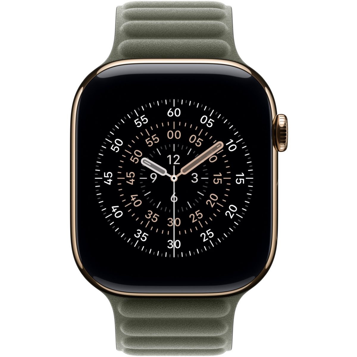 Bracelet 46 mm - M/L à maillons magnét gris sauge gris, APPLE