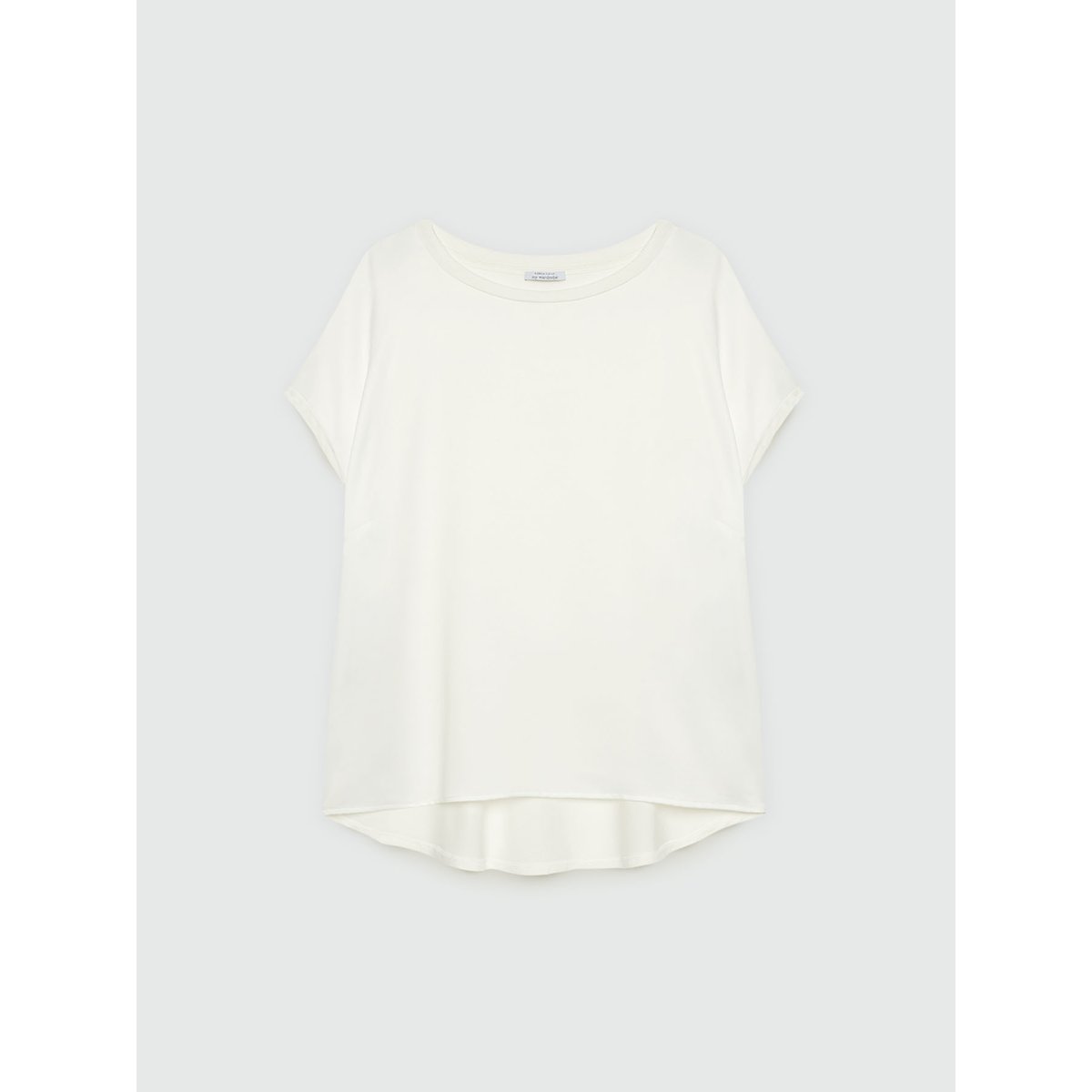Chemisier en satin blanc, FIORELLA RUBINO