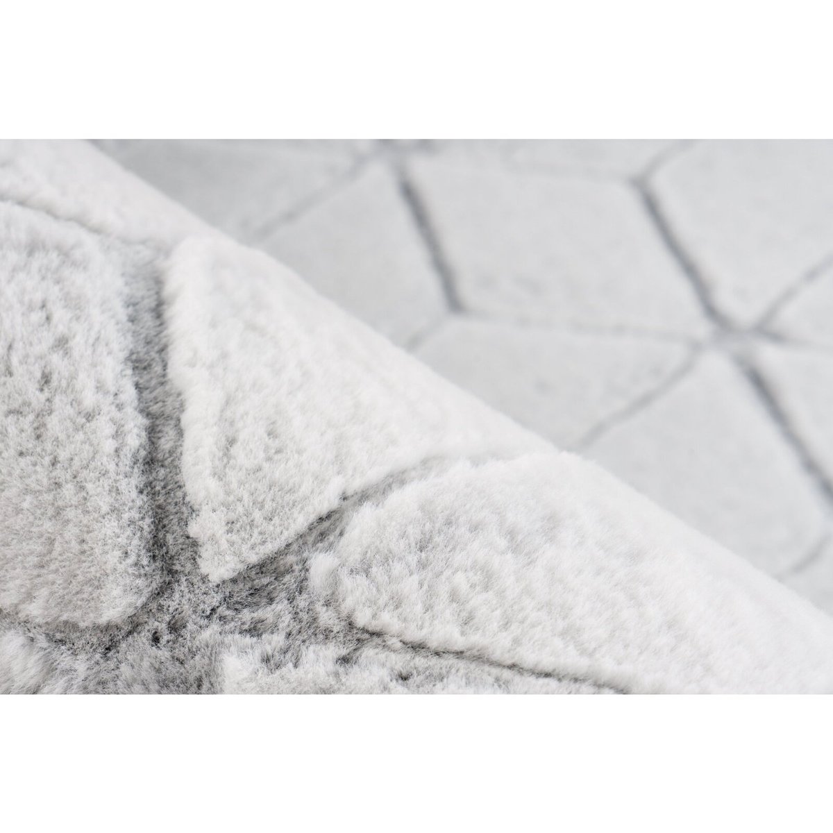 Tapis rectangulaire, VIVICA blanc, anthracite, ARTE ESPINA