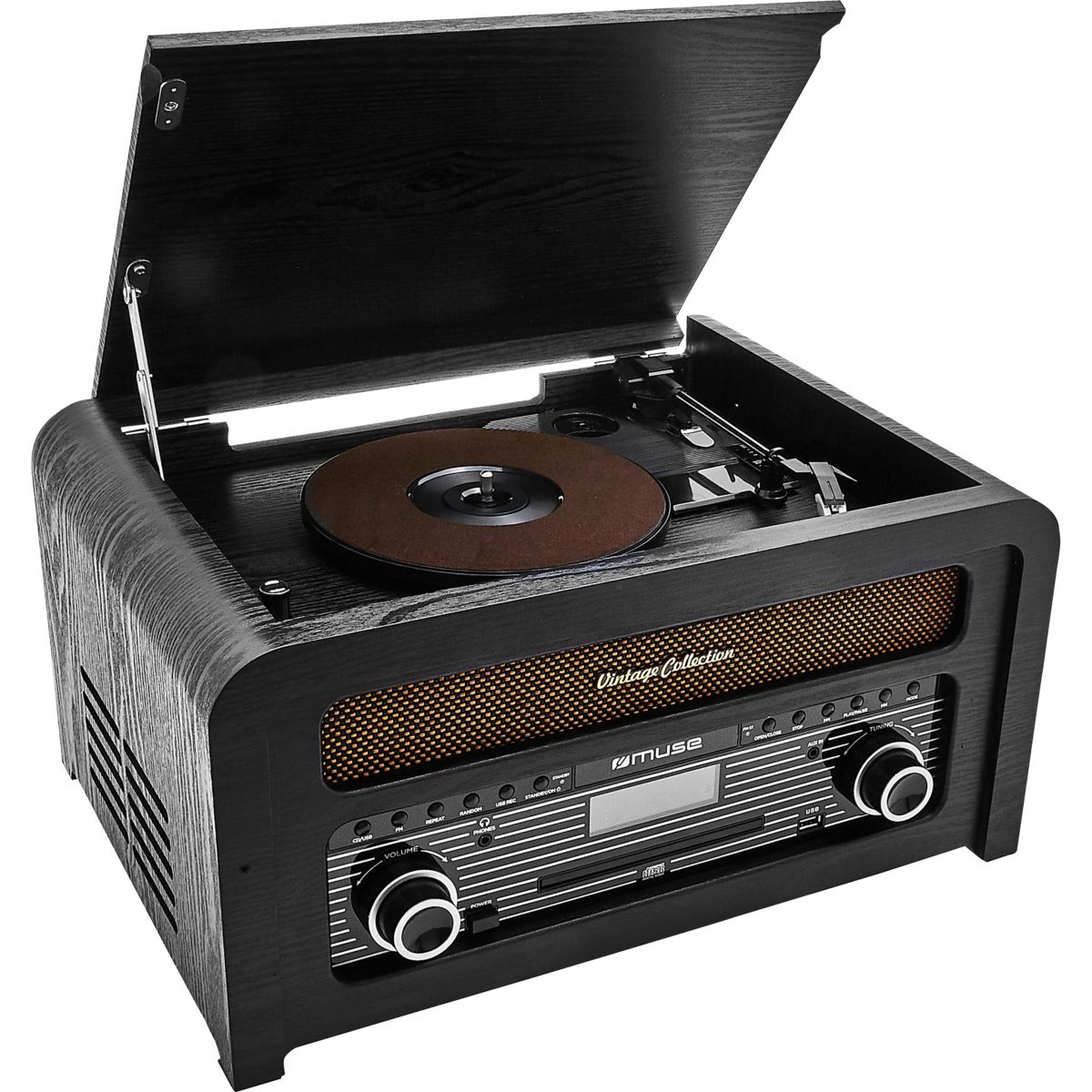 Platine vinyle MT-115 W noir, MUSE