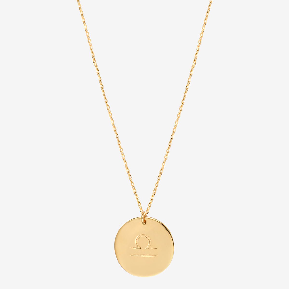 Collier doré balance - galaxie - Balance cristal blanc, CAROLINE NAJMAN