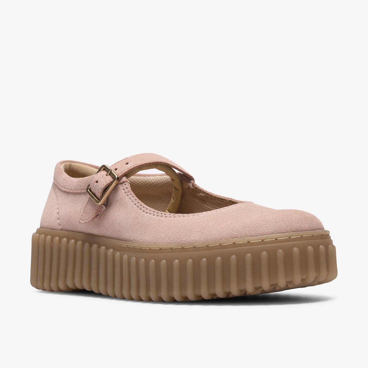 Scarpe babies in pelle Torhill Jane rosa pallido, CLARKS