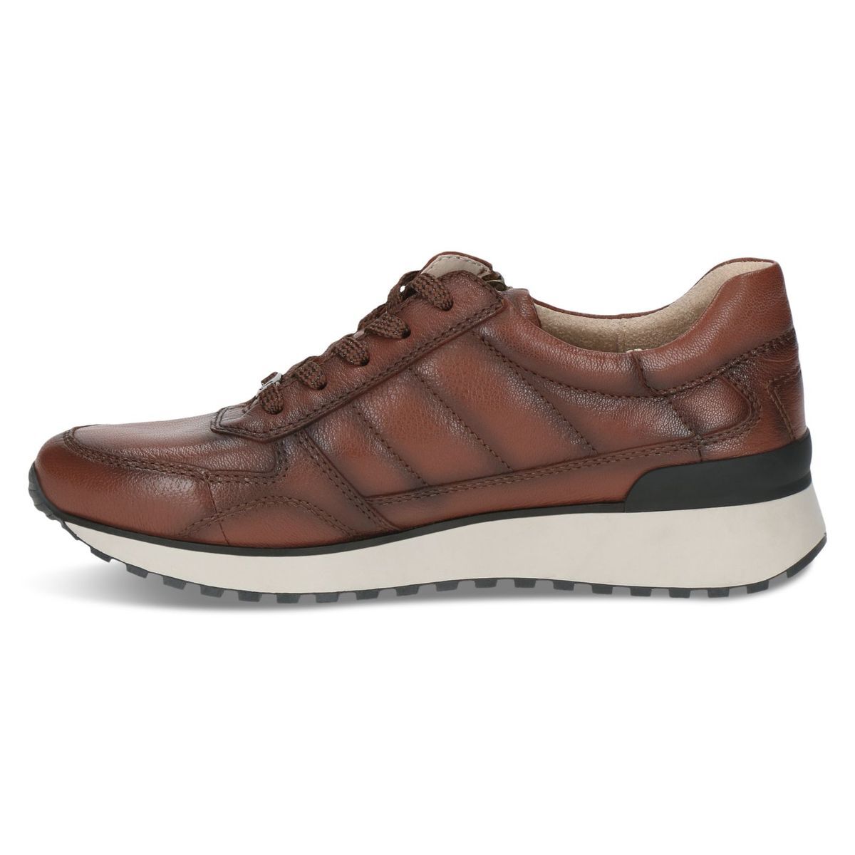 Basket en cuir nappa doux muscat, CAPRICE