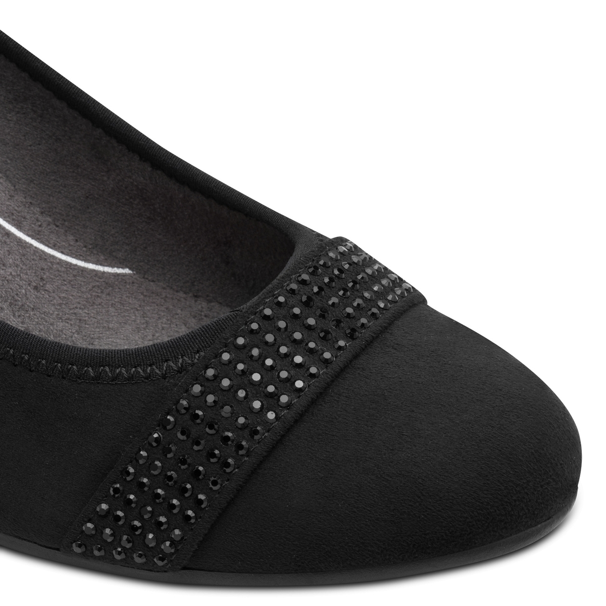 Escarpin talon bloc noir, JANA