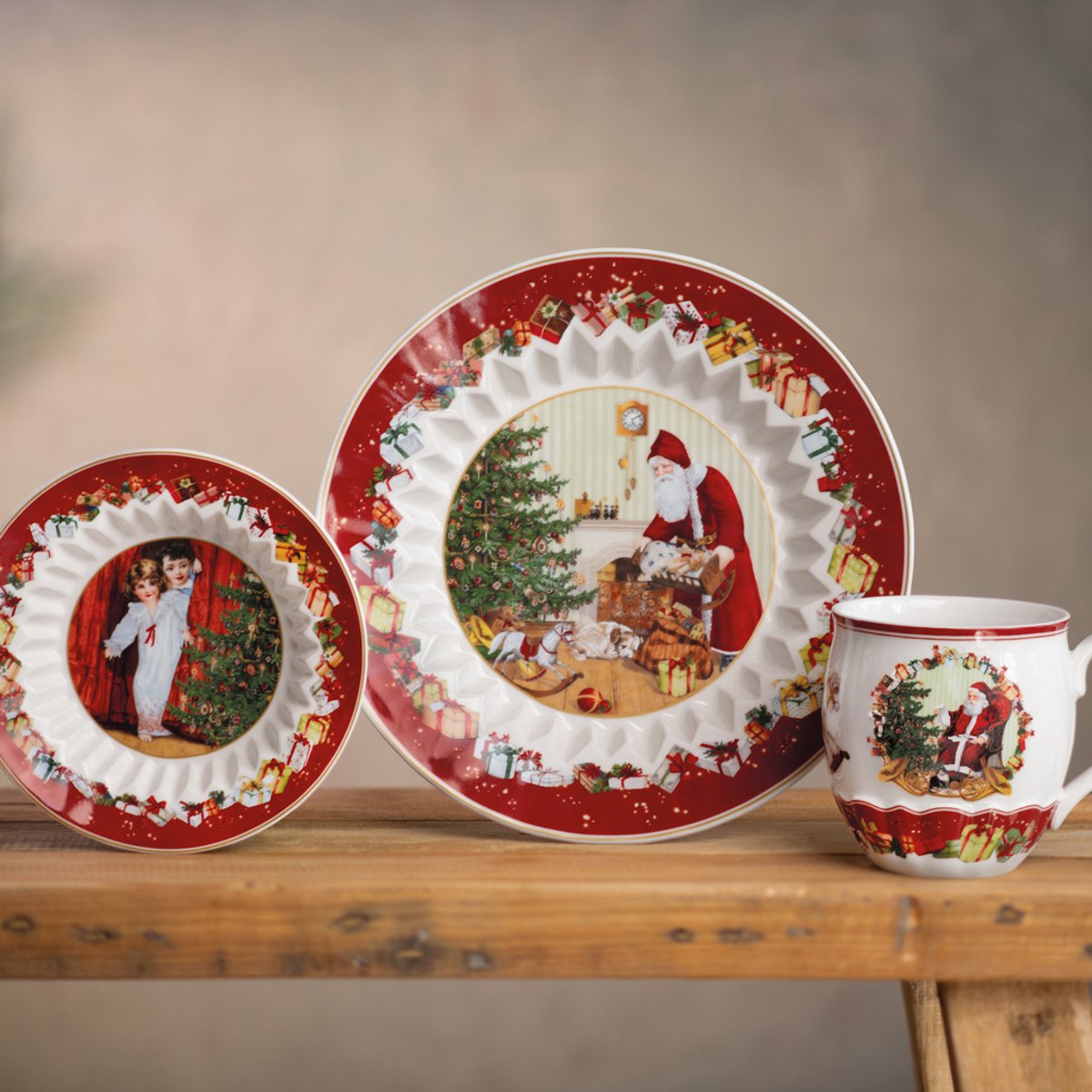 Mug À Anse, Père Noël TOY'S FANTASY multicolore, VILLEROY & BOCH