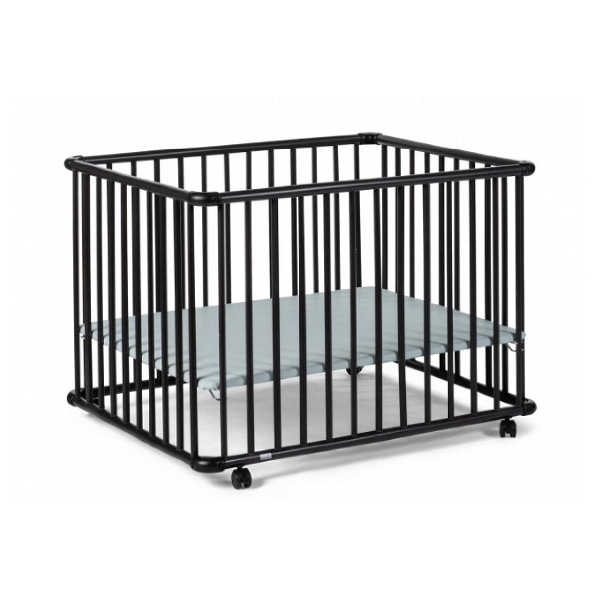 Parc BELAMI + fond reglable 76 x 97 x 71 Cadre Wenge Decor Vert d Eau vert, GEUTHER