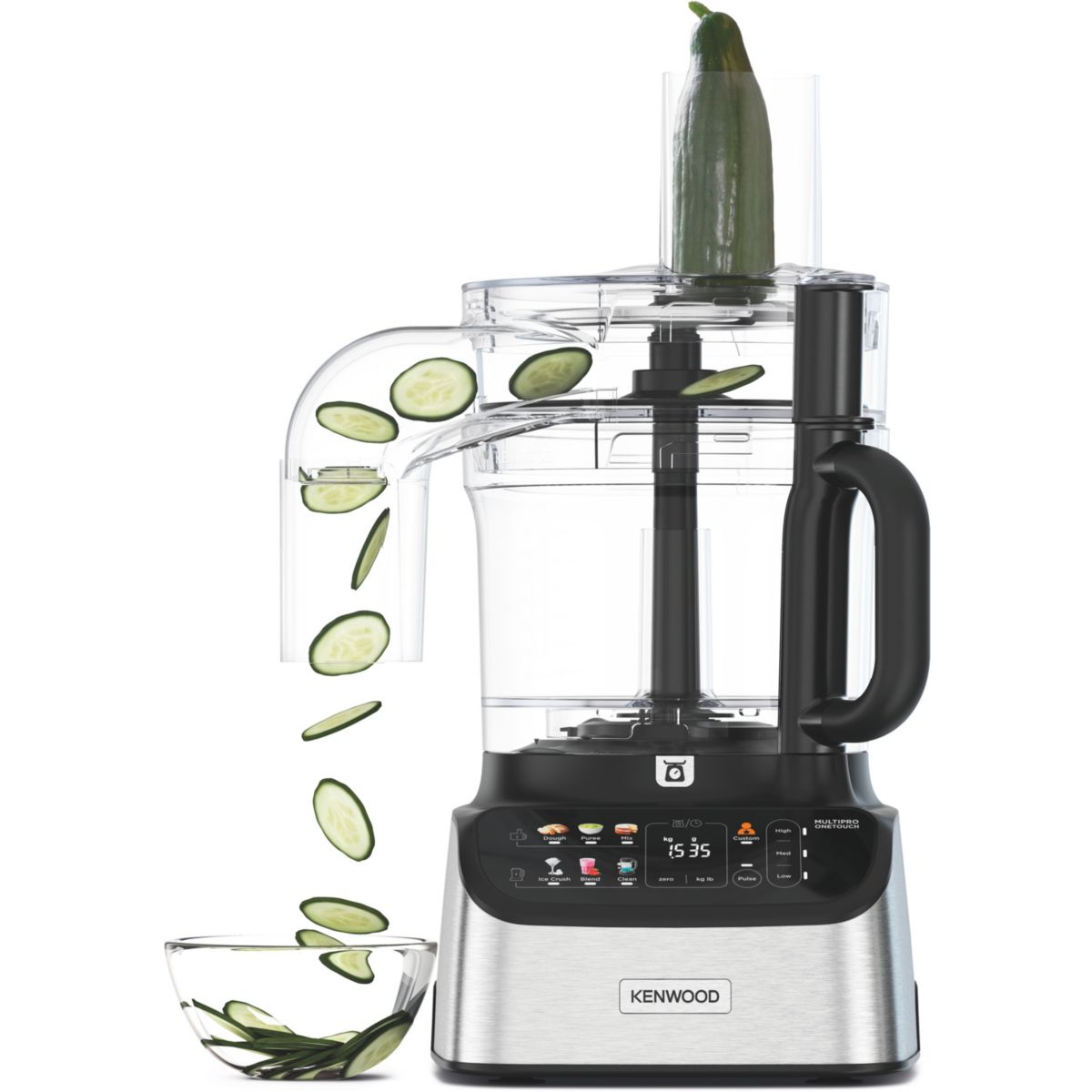 Robot multifonction MultiPro OneTouch FDM73.480SS + blender couleur unique, KENWOOD