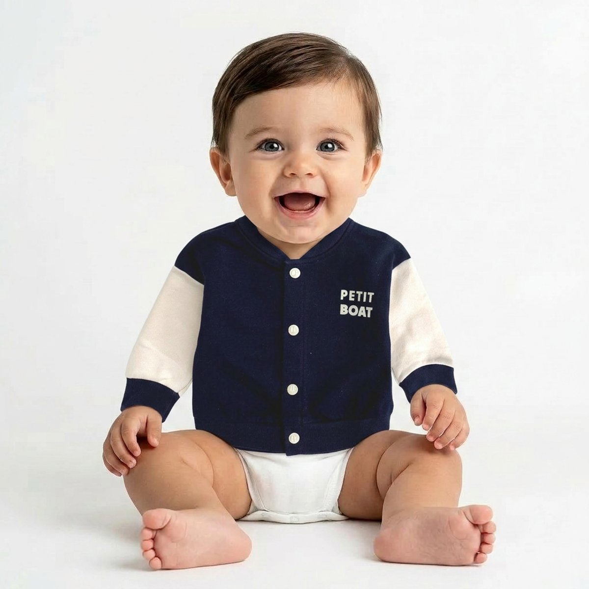 Veste bébé - Très bon état bleu, PETIT BATEAU
