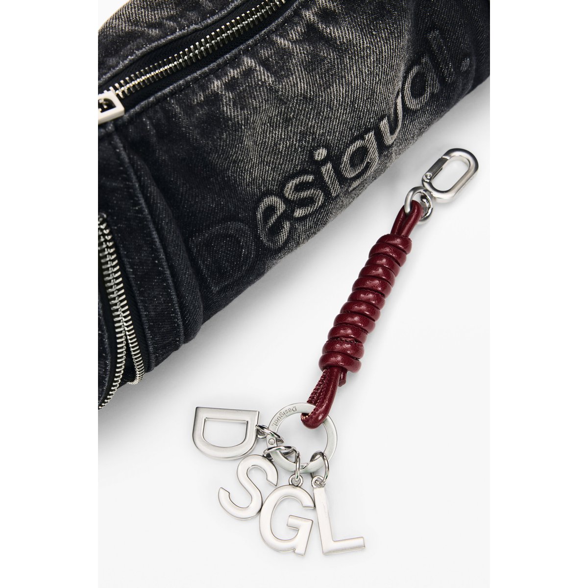 Sac en denim moyen noir, DESIGUAL