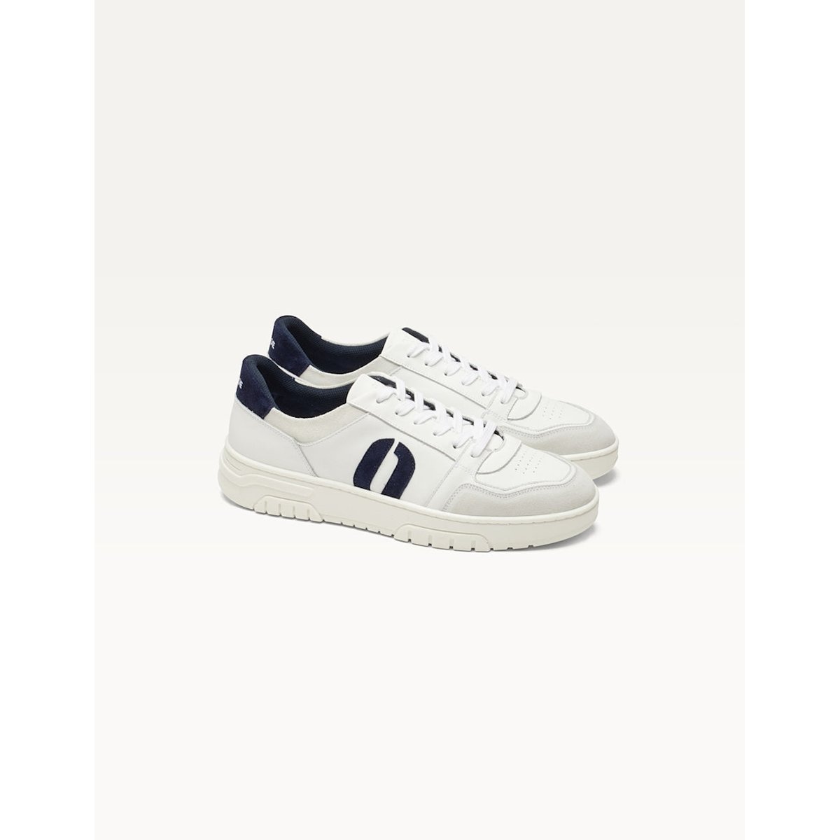 Baskets basses NINO blanc marine, ODAJE