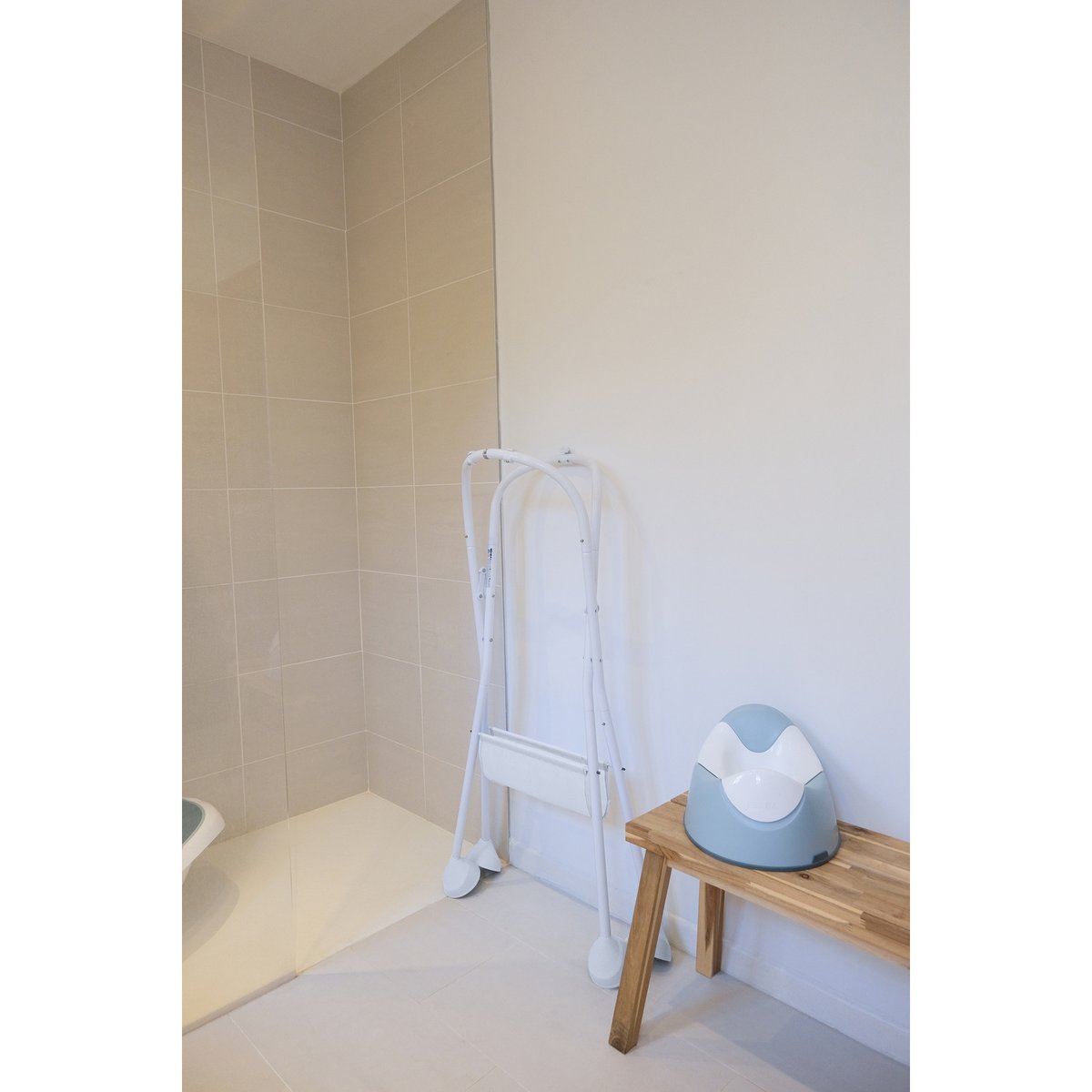Support réhausseur pied de baignoire CAMELE'O blanc, BEABA