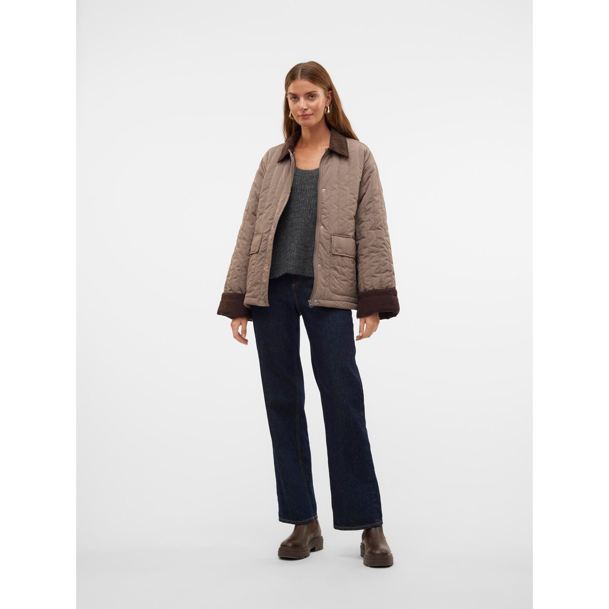 Veste Matelassée cinder, VERO MODA