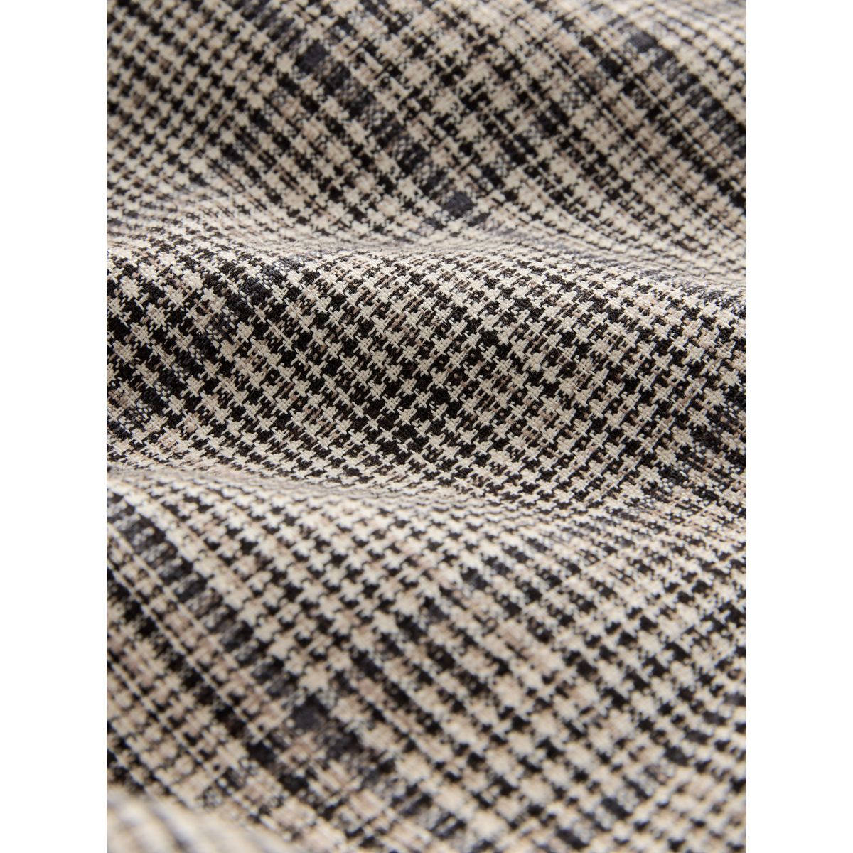 Blazer à carreaux en lin boutonnage croisé marron, NEXT