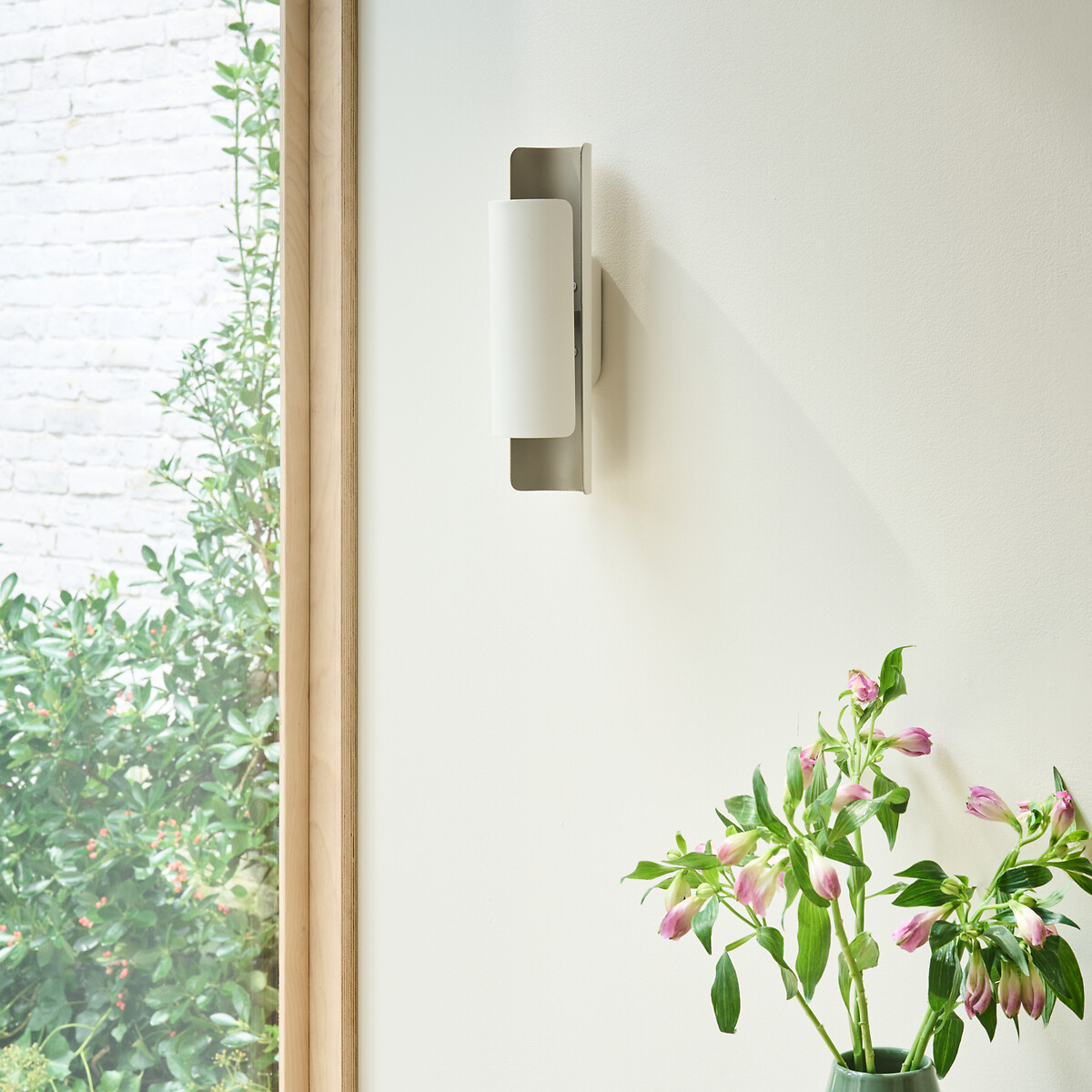Wandlamp in metaal, Keinta wit, LA REDOUTE INTERIEURS