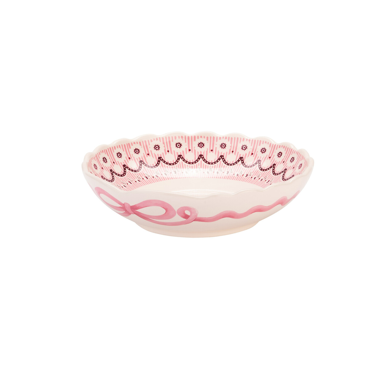 Spitalfields Silk Pasta Bowl pink, CATH KIDSTON
