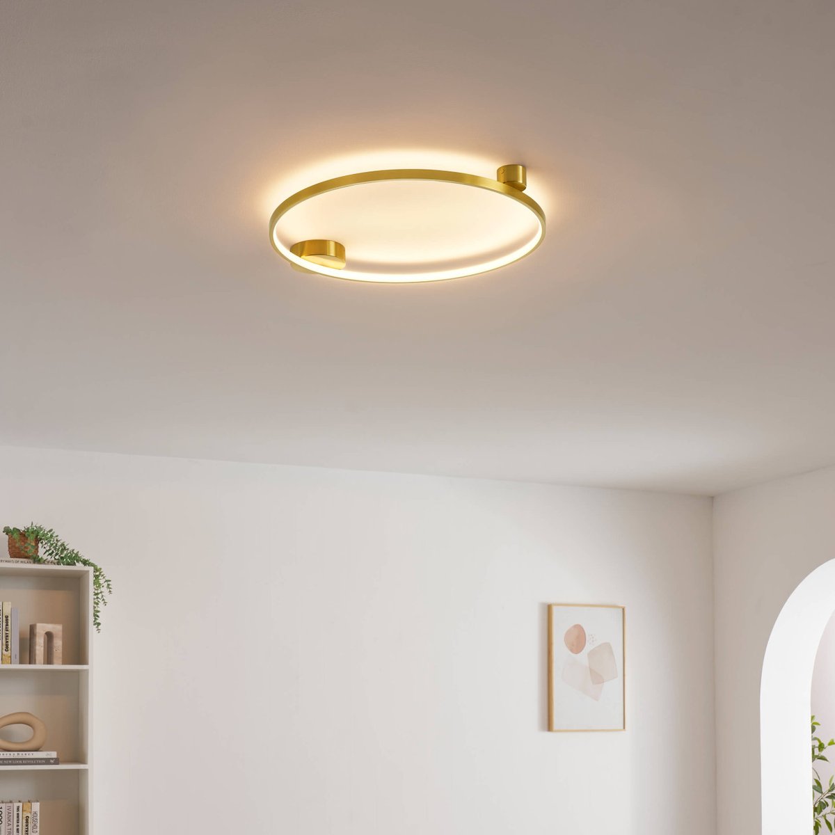 Plafonnier ou grande applique LED - CEIRA laiton, KOSILUM