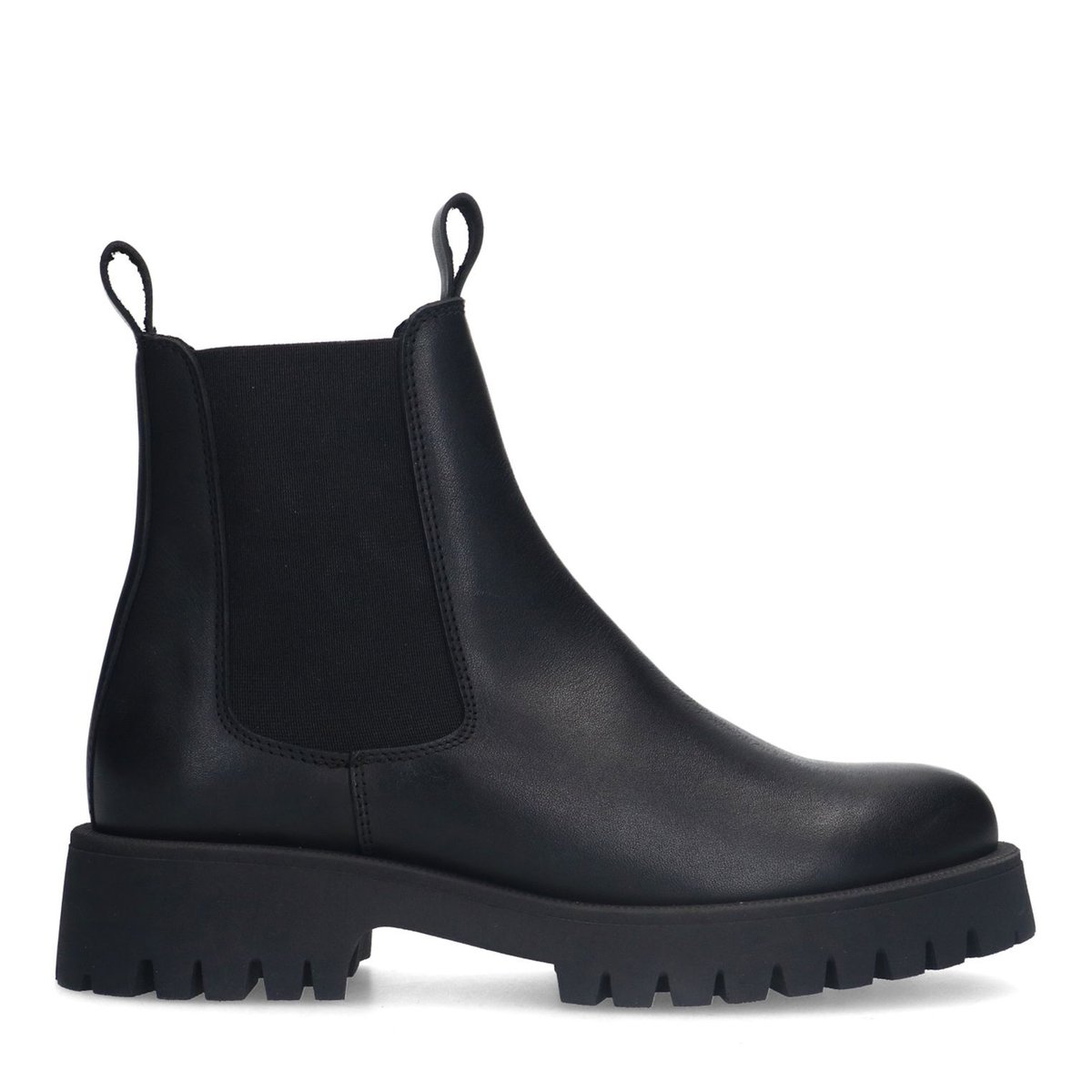 Boots chelsea a talons teddy en cuir lisse ou velours Galeries Lafayette La Redoute