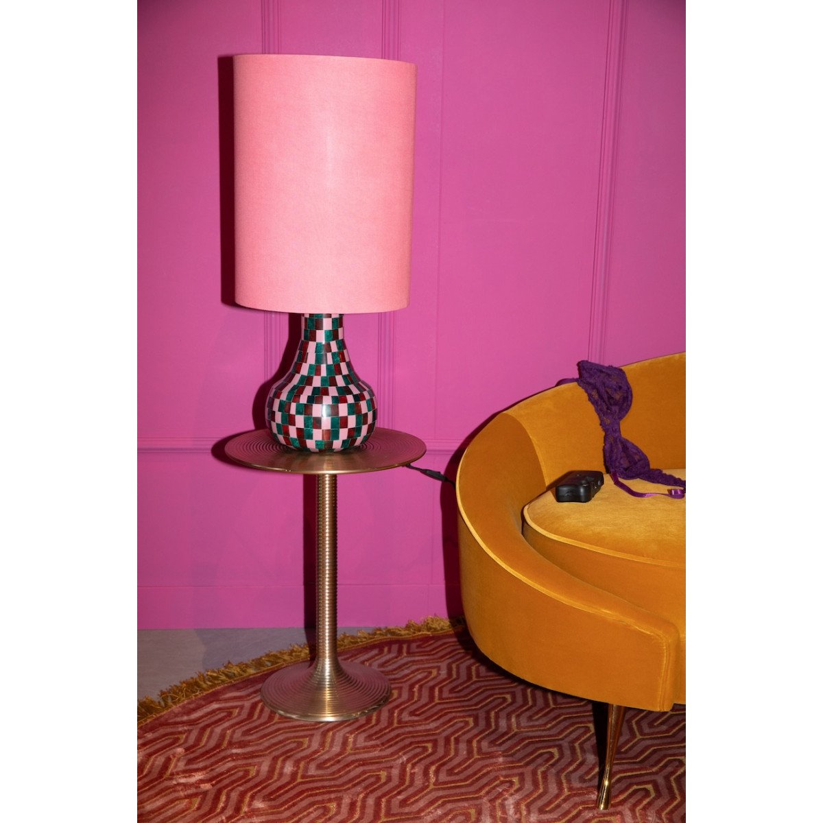 Lampe à poser - DON'T BE AFRAID OF COLOUR rose, ZUIVER