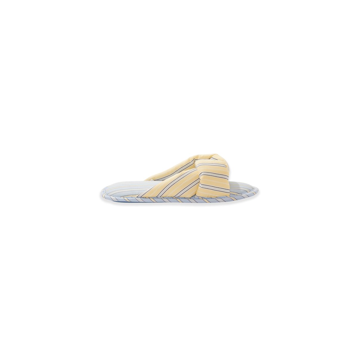 Chaussons tongs en coton BIANCA bleu ciel, ETAM