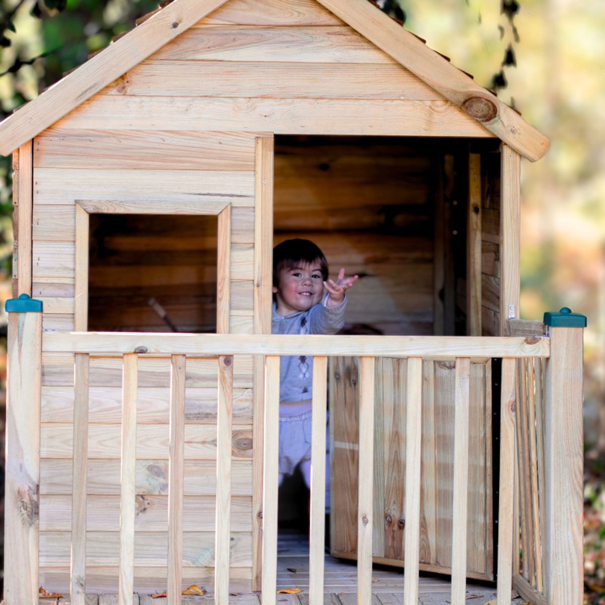 Maisonnette - Cabane En Bois Traité Pour Enfants, Winny bois, CEMONJARDIN