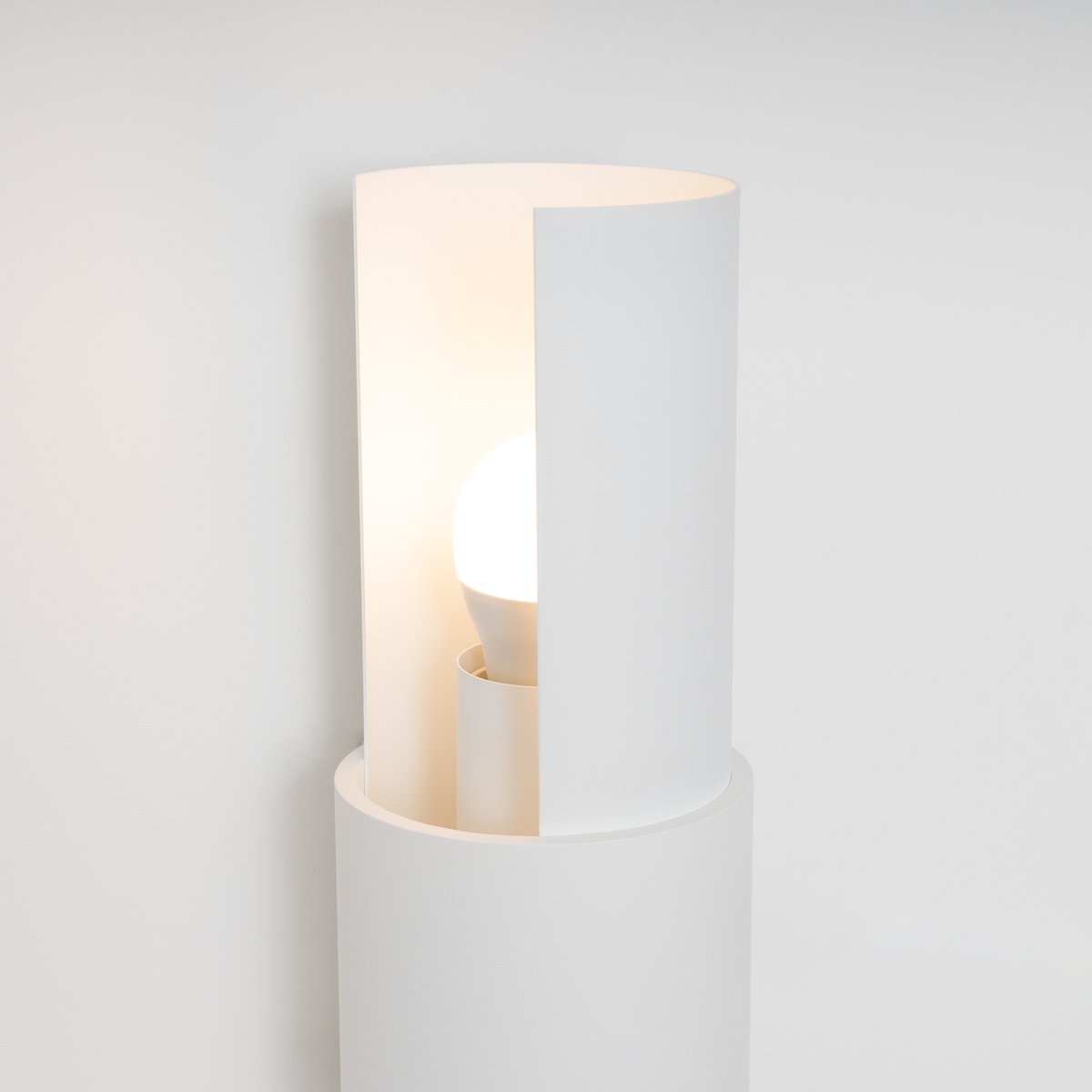Applique Acier Blanc E27 2 Flash blanc, EDEN