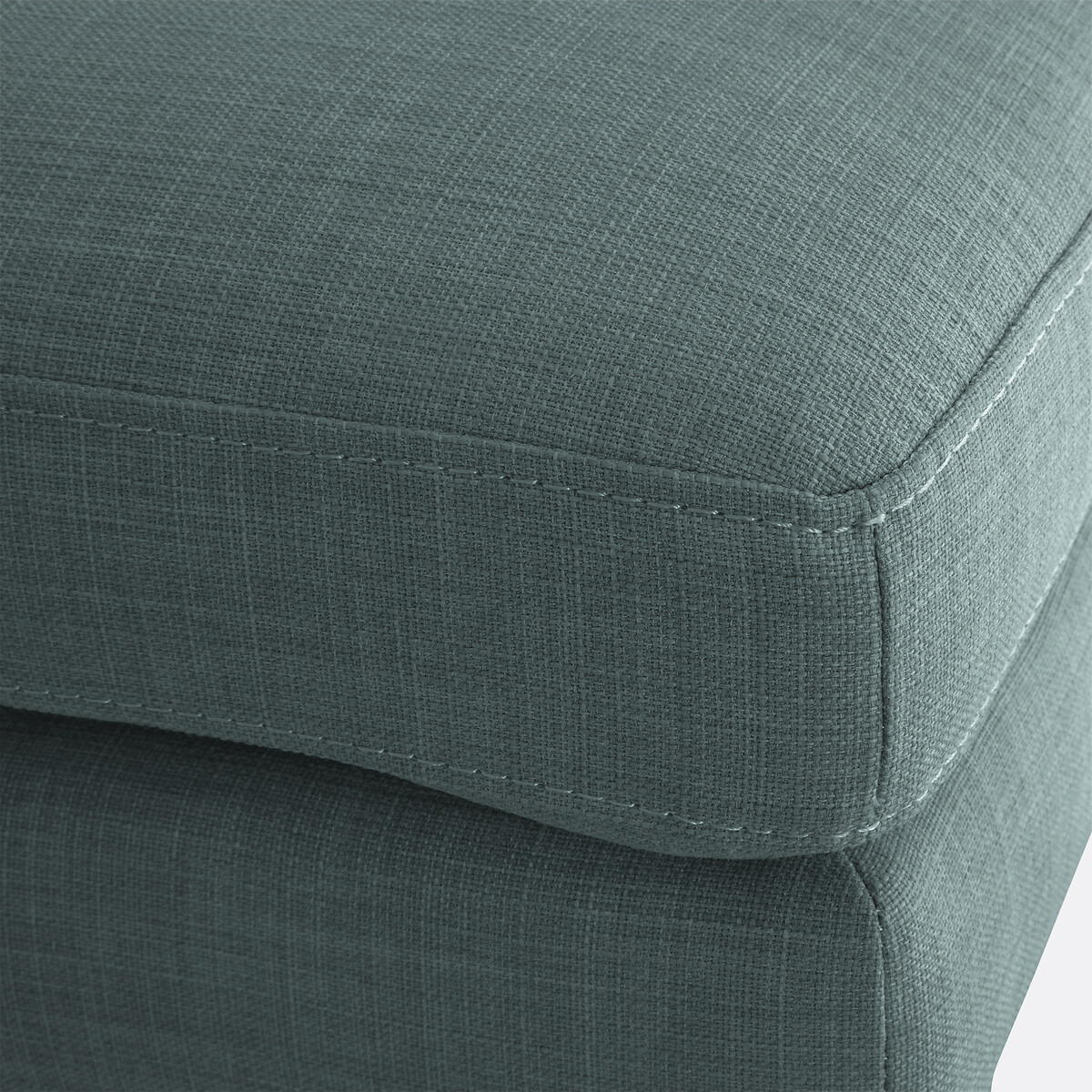 Pouf polyester, Séméon eucalyptus, LA REDOUTE INTERIEURS