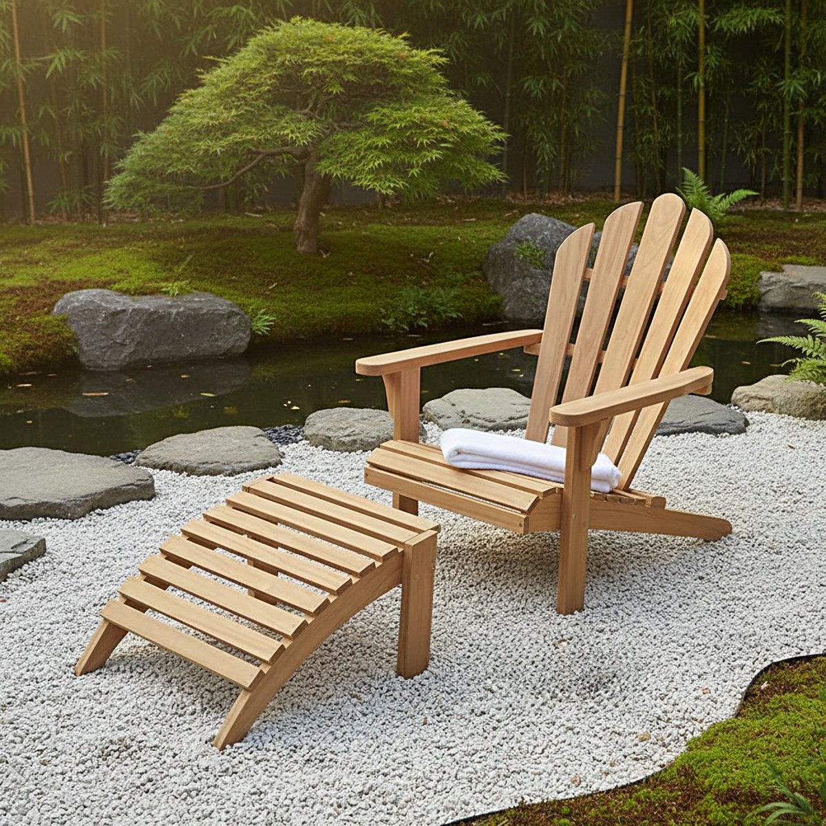 Adirondack en teck massif naturel, TECK ATTITUDE