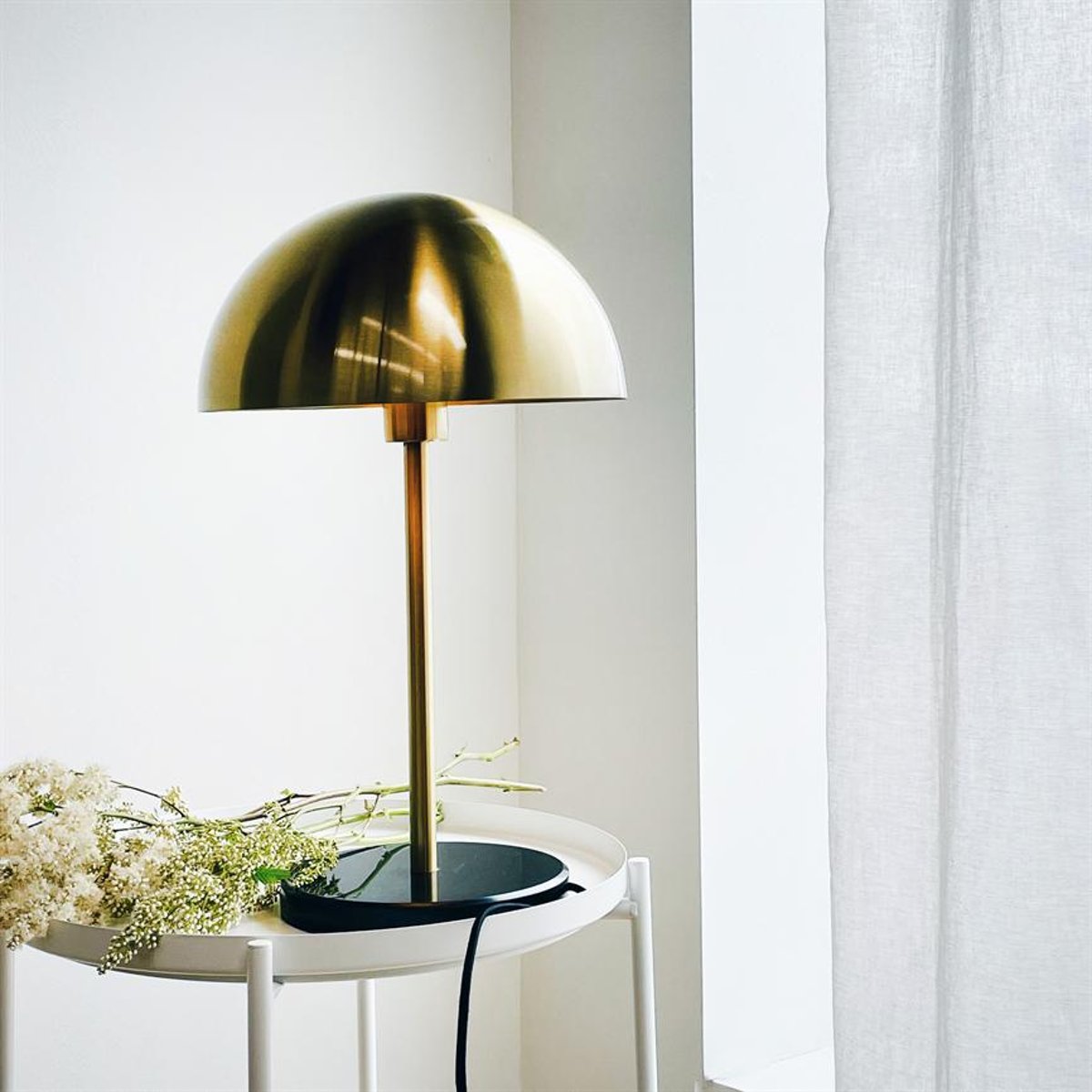 Lampe à poser en Métal brass/marble Nancy brass, DYBERG LARSEN