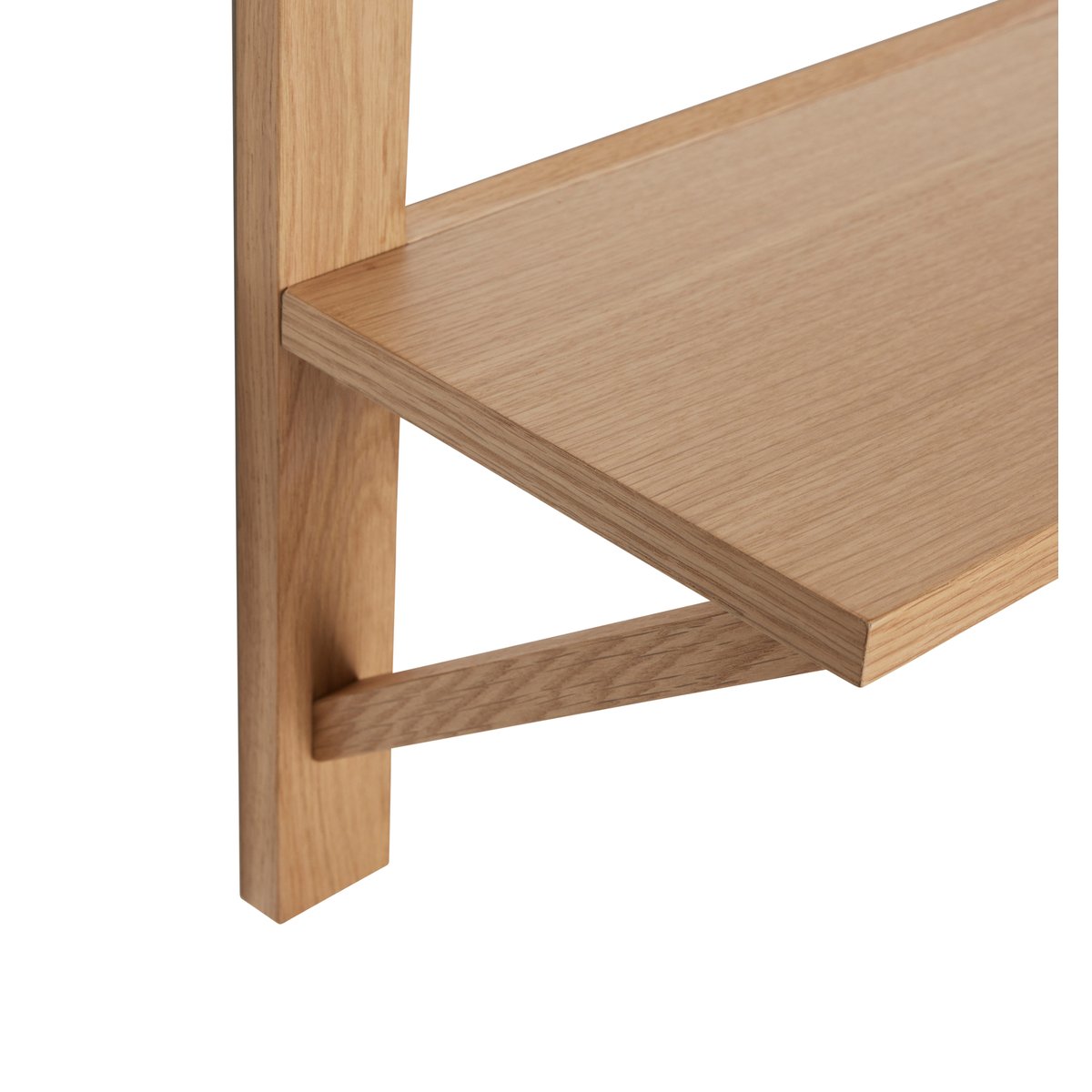 Étagère en placage de chêne et bois de chêne TRIARCH naturel, HUBSCH