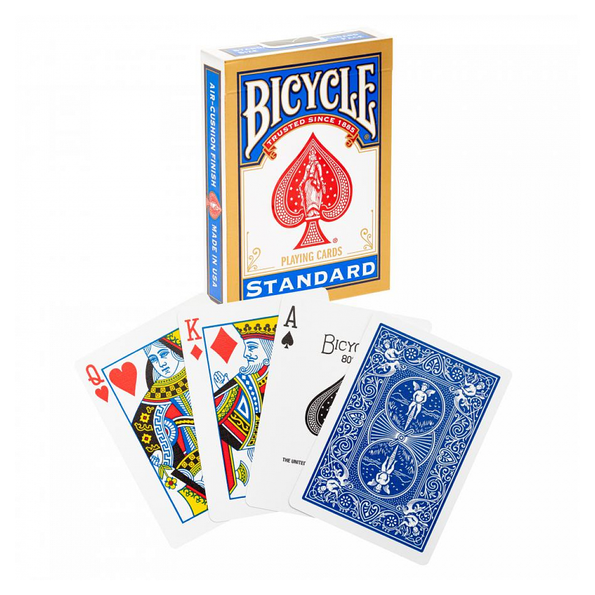 Bicycle - jeu de cartes original - rider back - standard couleur unique, CARTAMUNDI