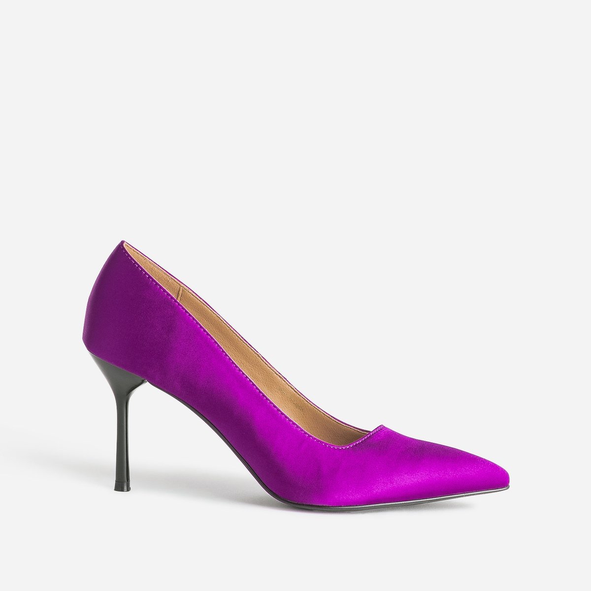 Escarpin URANIE violet, TEXTO