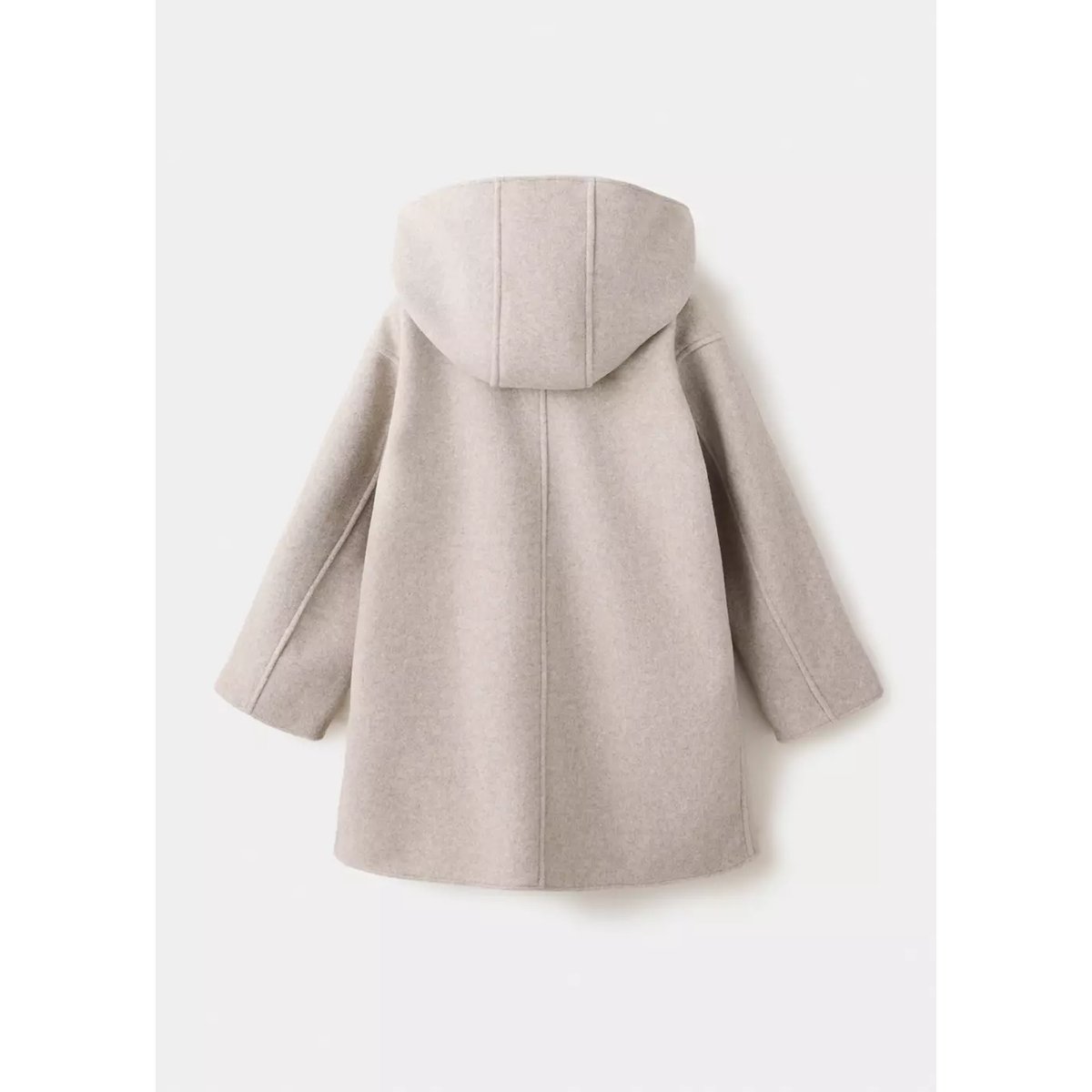 Manteau long drap de laine sable, MANGO KIDS