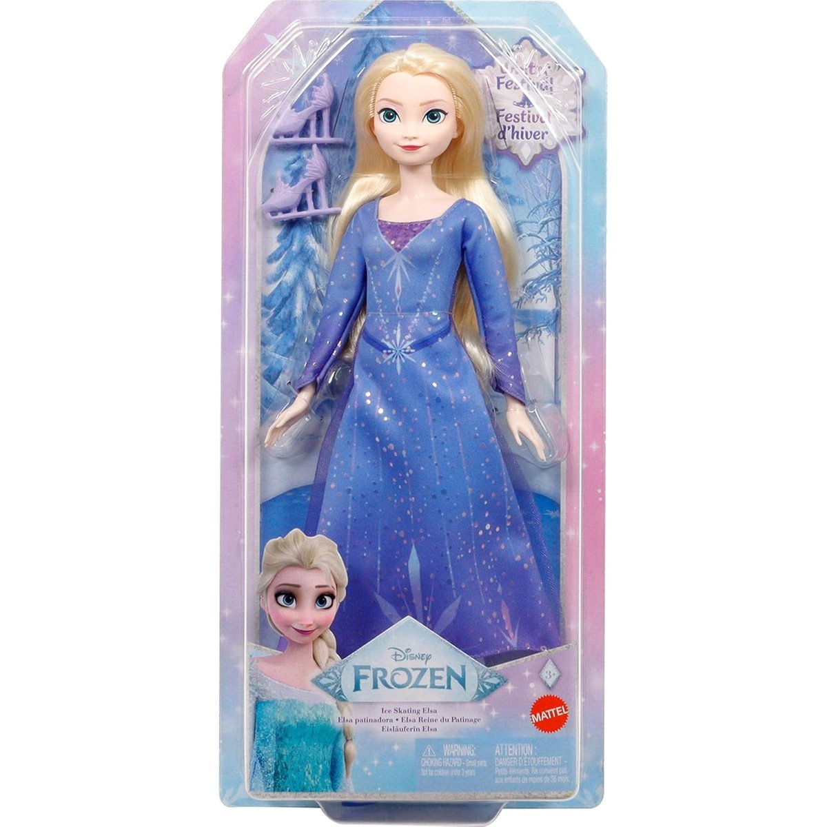 Disney Elsa - La reine des neiges bleu, MATTEL