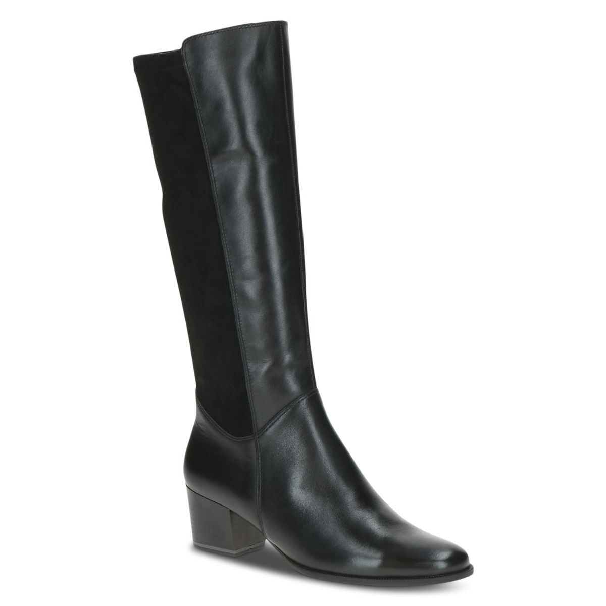 Bottes en cuir noir zèbre, CAPRICE