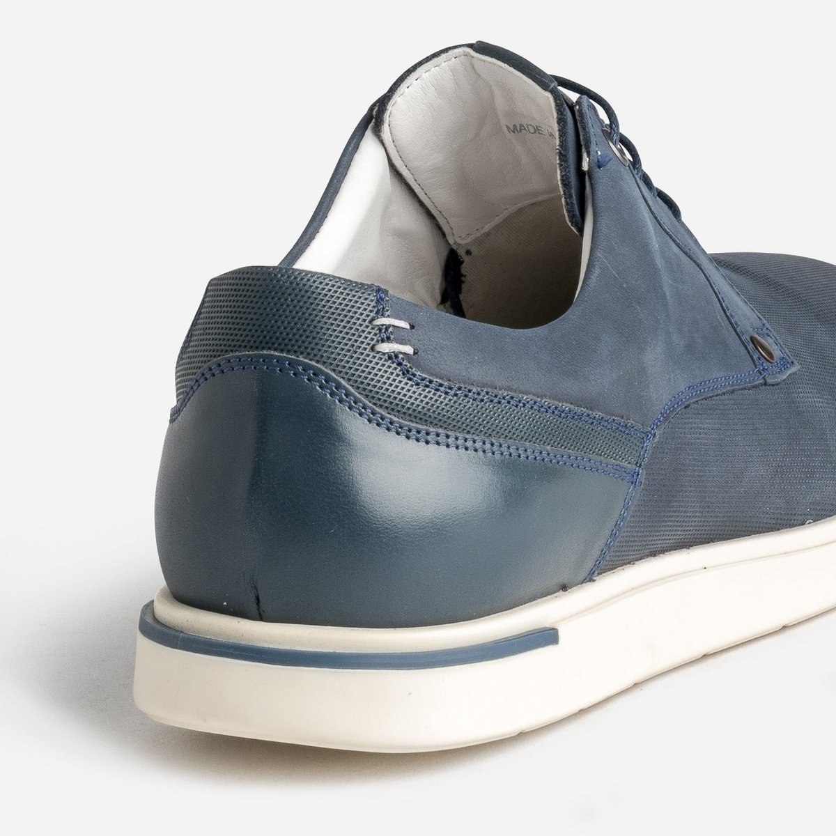 Derby en cuir CLIFT bleu, ERAM