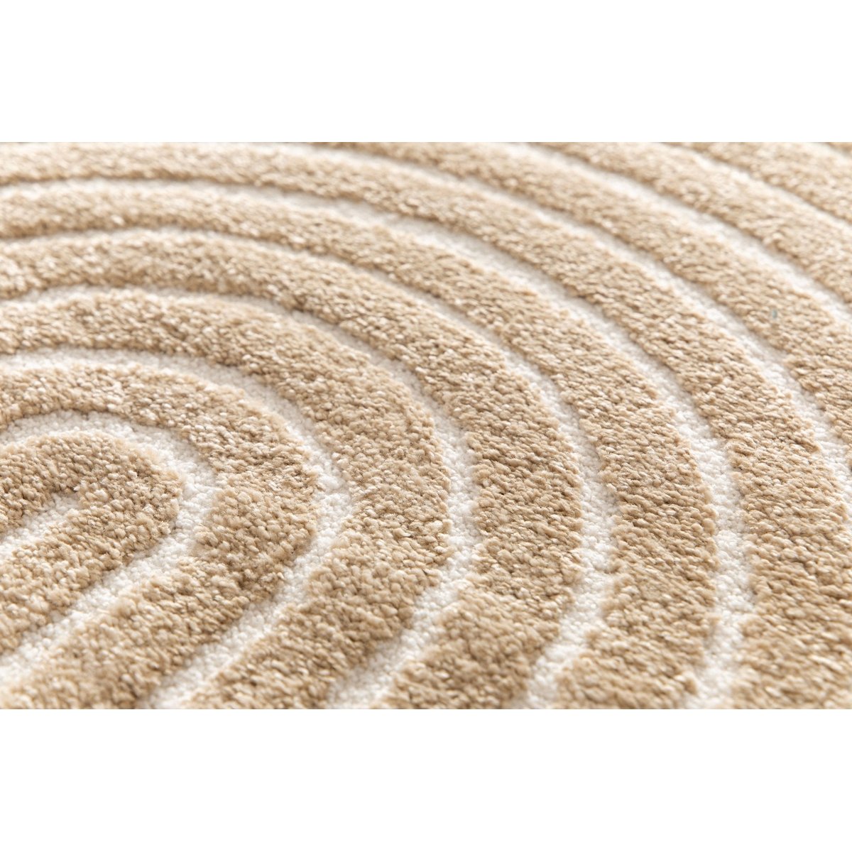 Tapis à relief doux et élégant GROOVE biscuit, AFK LIVING