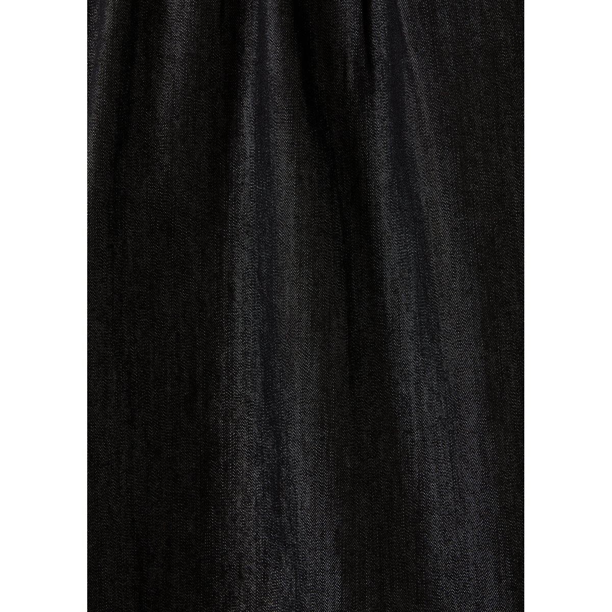 Chemise en denim manches longues noir, LA FEE MARABOUTEE