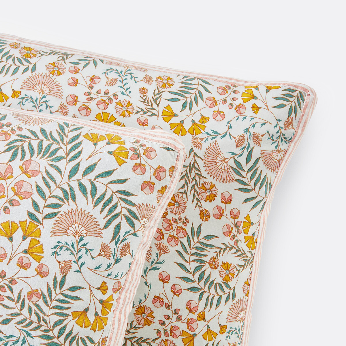 Kussensloop in gewassen katoen, Majari bloemenprint, LA REDOUTE INTERIEURS