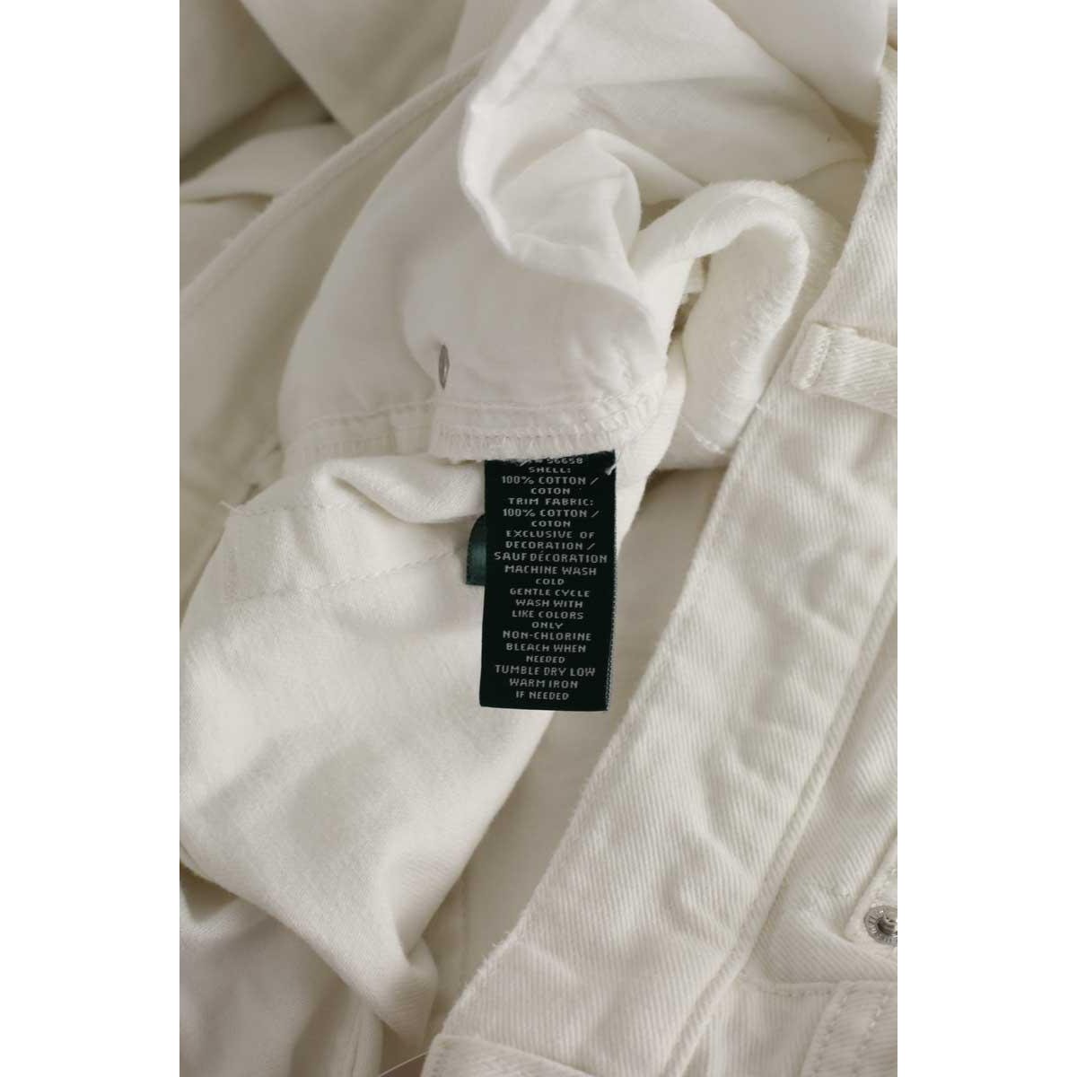 Jean droit - Très Bon État blanc, RALPH LAUREN