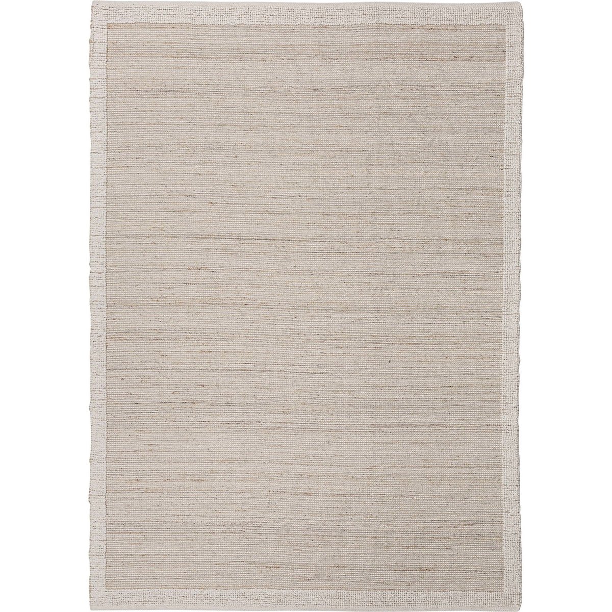 Tapis classique en laine et jute crème et naturel, RECOLLECTION