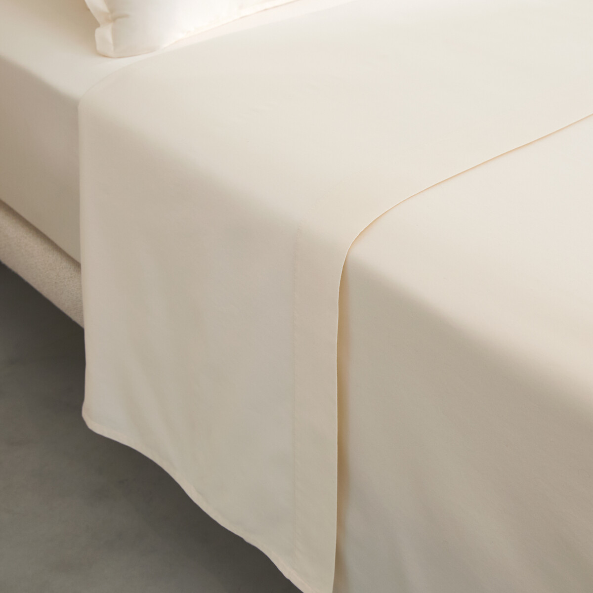 Saria Washed Cotton Sateen Flat Sheet chantilly, AM.PM