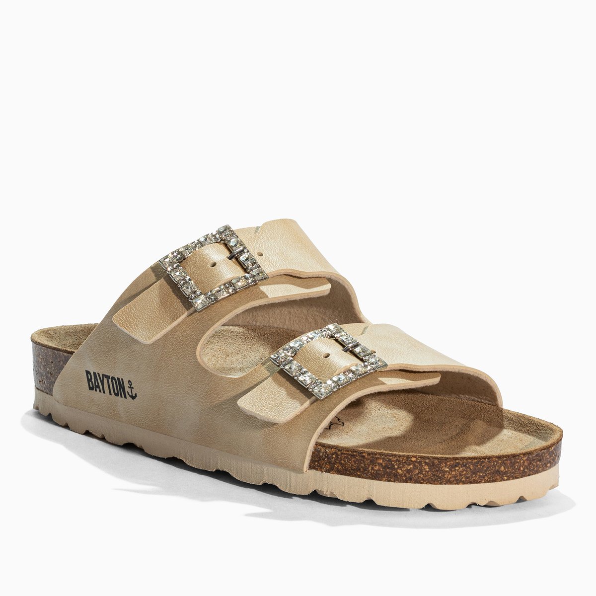 Sandales STRASS ATLAS beige, BAYTON